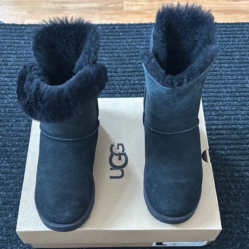 UGG Black Shearling Boots